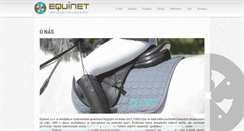 Desktop Screenshot of equinet.cz